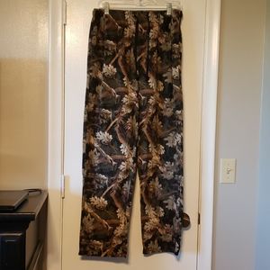 Northcrest camo fleece pj pants